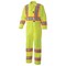 Pioneer Traffic Coverall, Polyester, Polyester Knit, Hi-Vis Yellow, S V1070160U-S - alternate 1